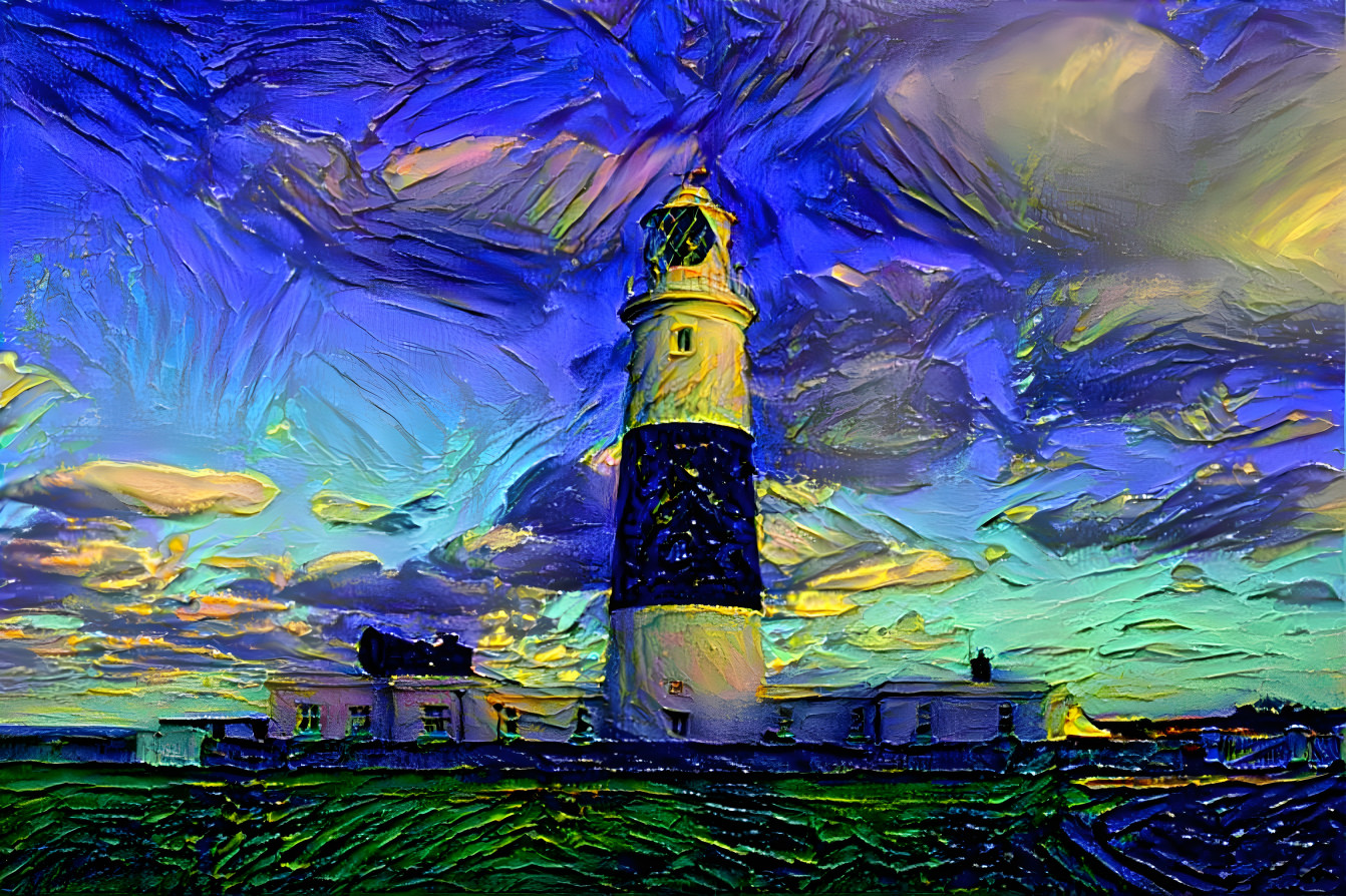 "Alderney Lighthouse, Channel Islands" by Unreal.