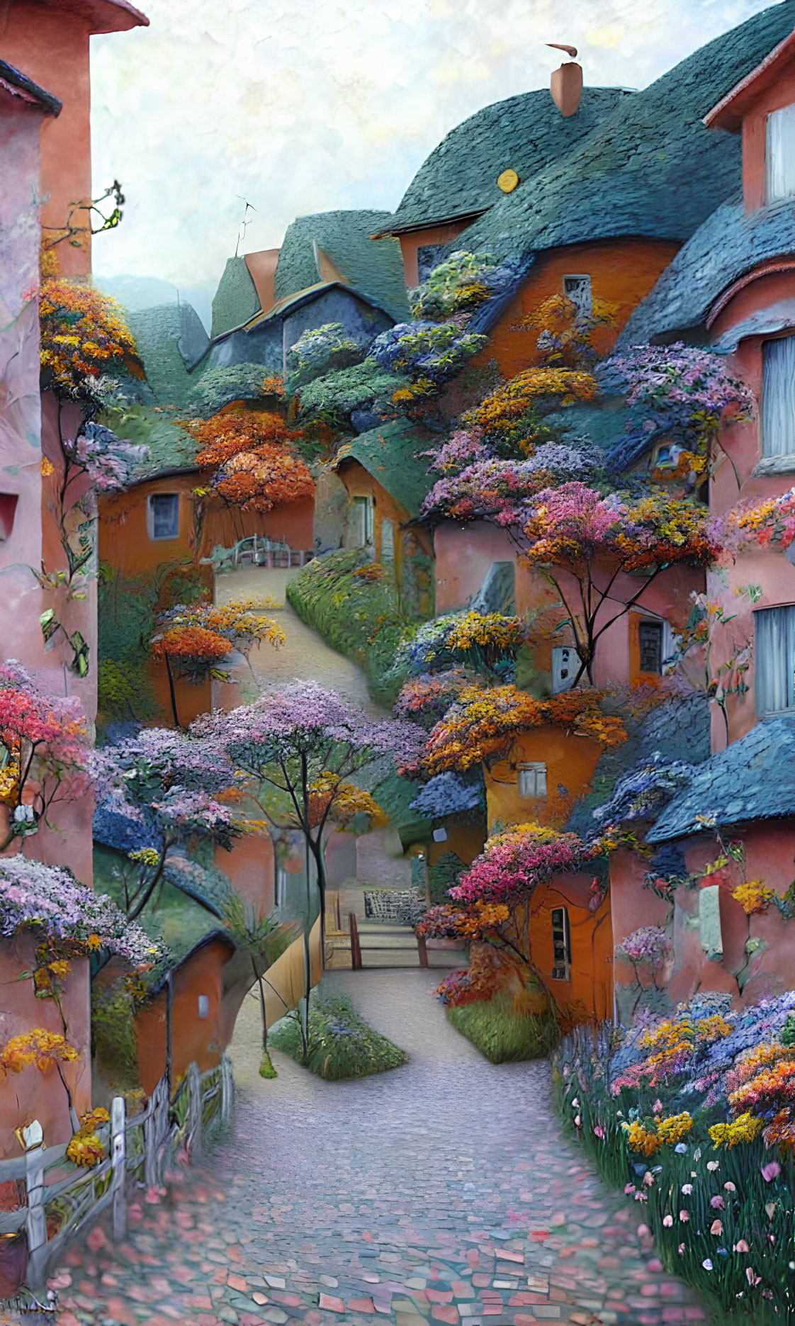 "Village in Bloom" - Unreal/AI