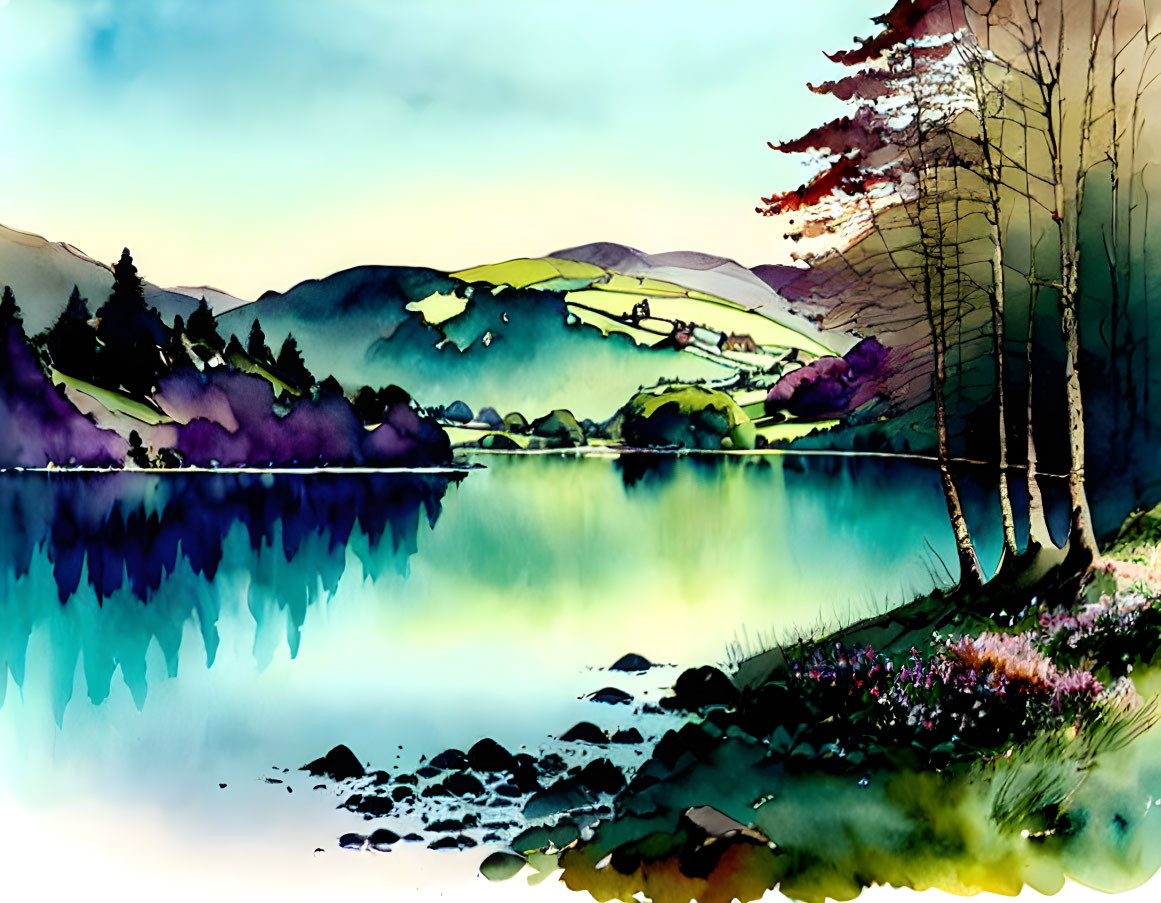 "English Lake District .. 04" - Unreal/AI