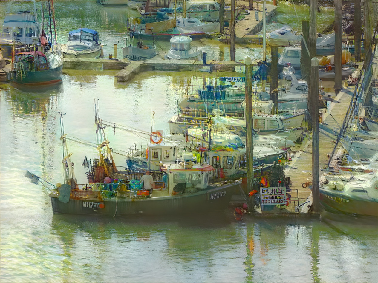 "Fishing Boats and Yachts" - by Unreal.