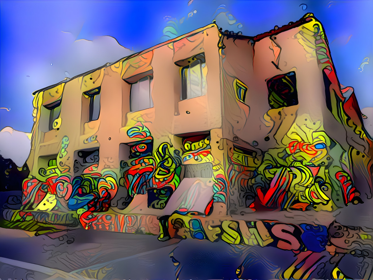 "Enhanced Graffiti" by Unreal from own photo.
