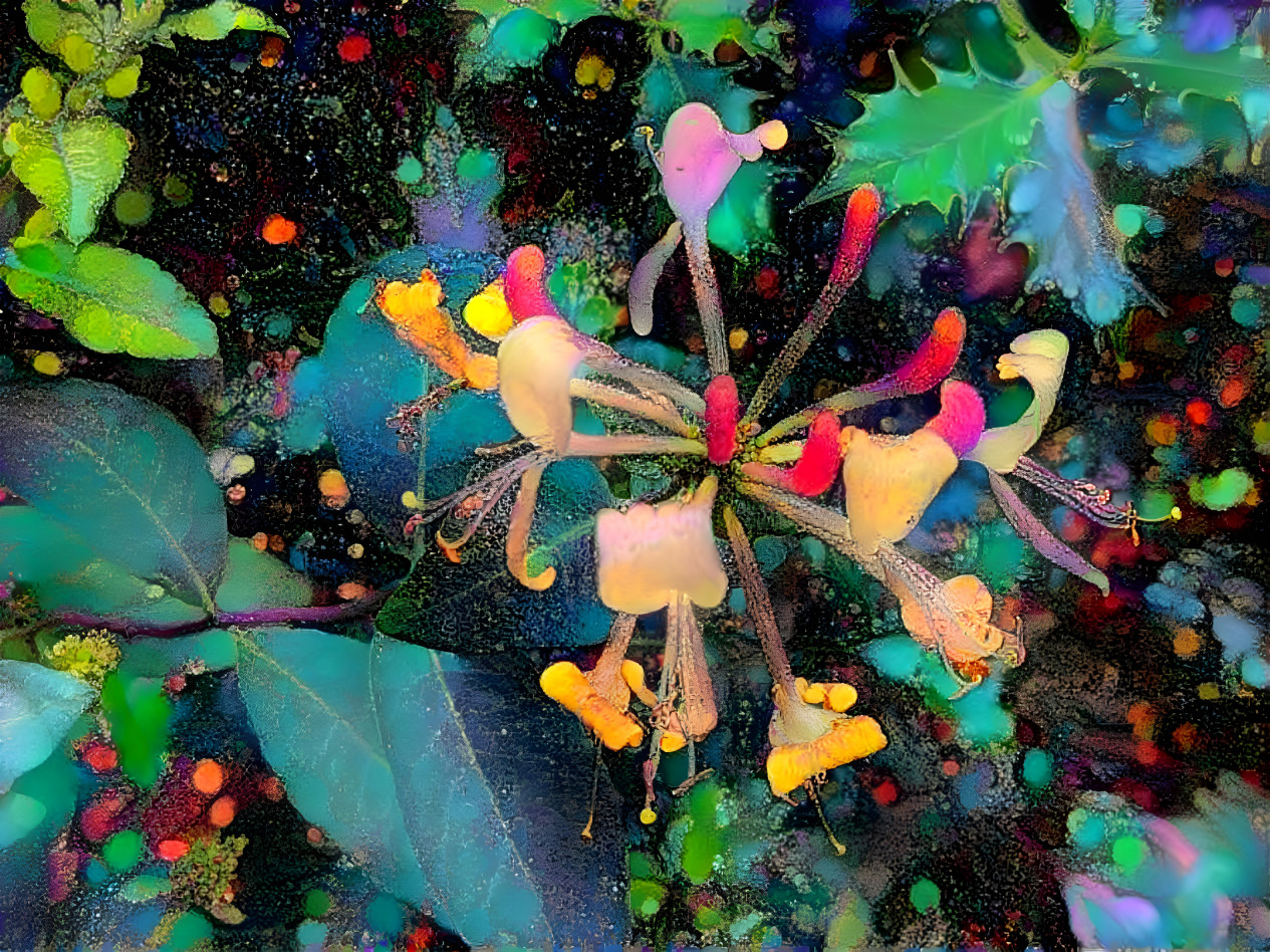 "Honeysuckle Flower" - by Unreal.