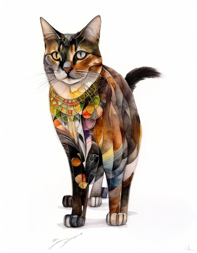 Multicolored Dreamcoat Cat