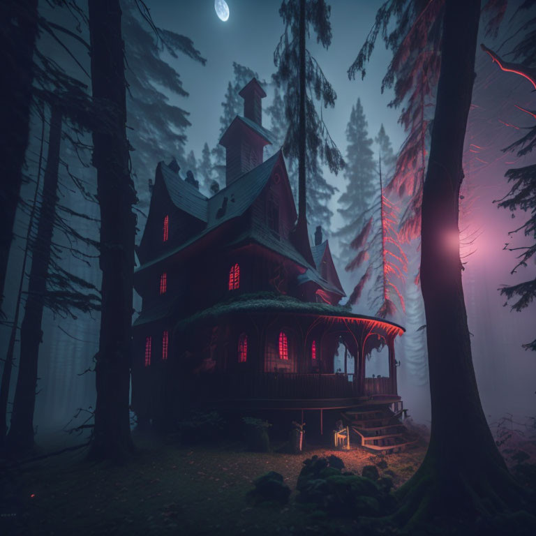 Scary Witches House in the Forest