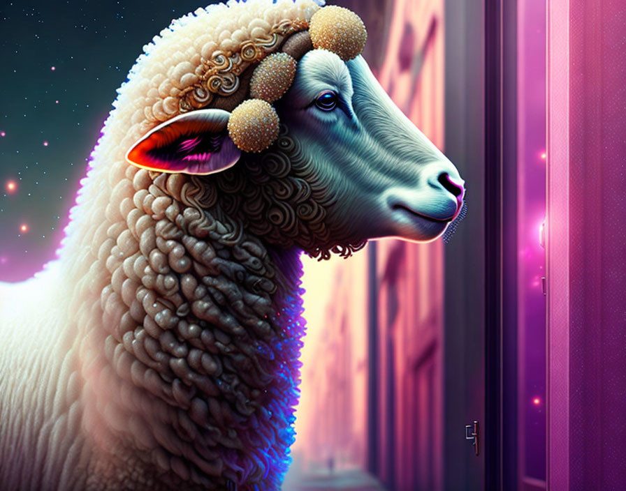 sheep's future self telepathically communicating 