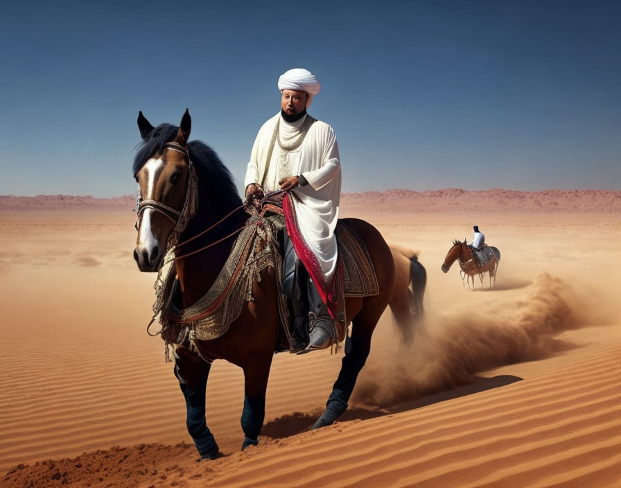 Elon Musk in Arab Desert 