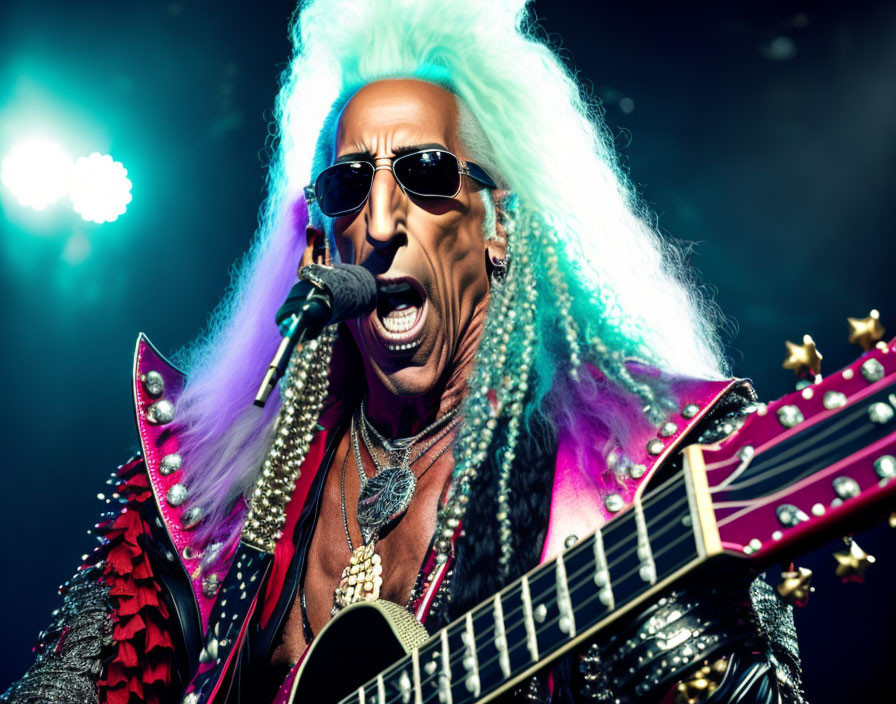 Dee Snider with guitar
