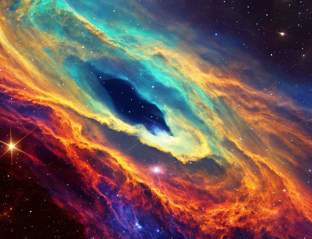 A cosmic nebula.