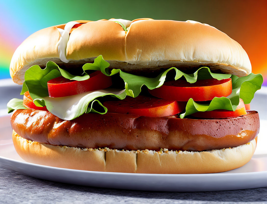 Taco Hot Dog Hamburger Fusion
