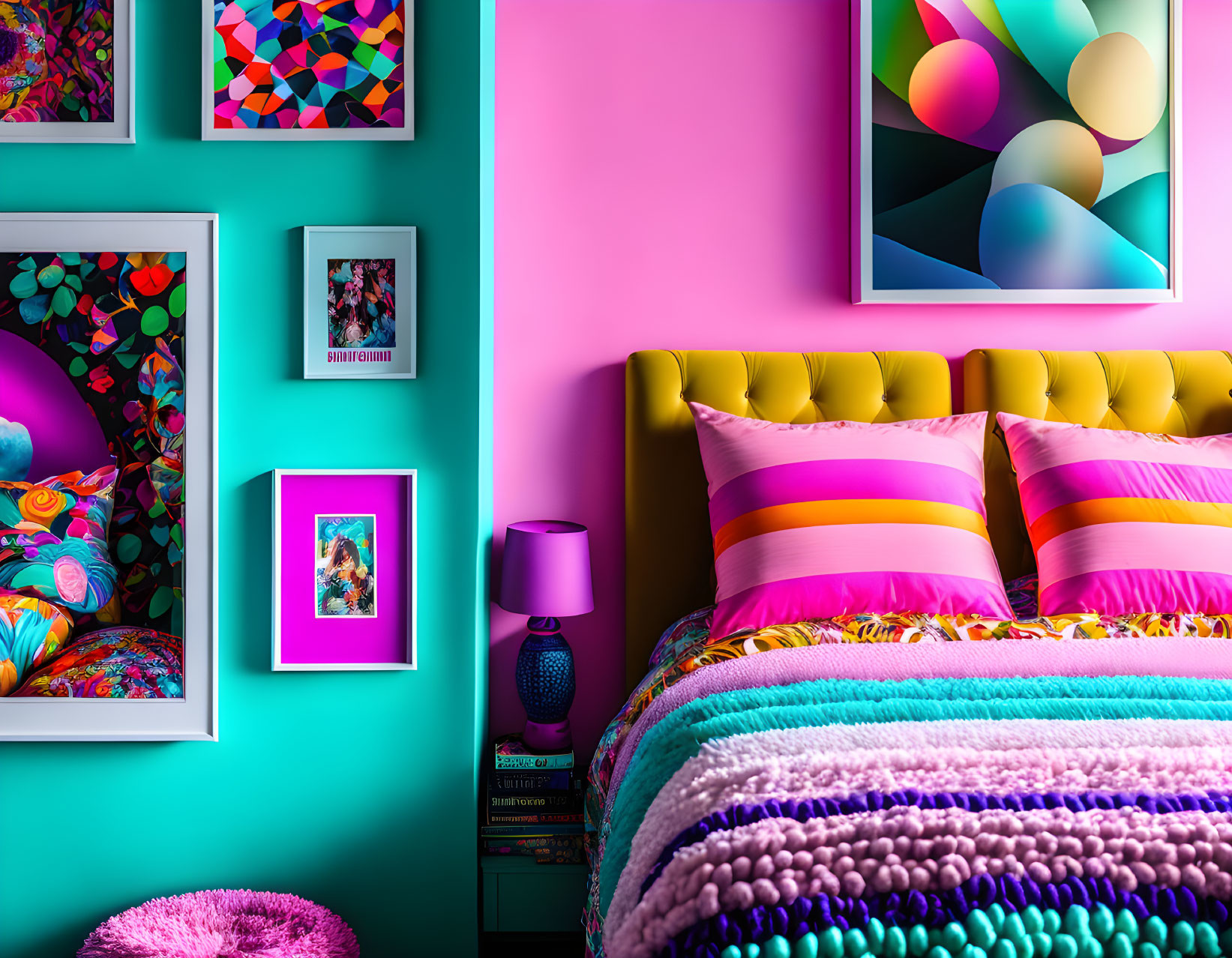 A teenager girl's bedroom