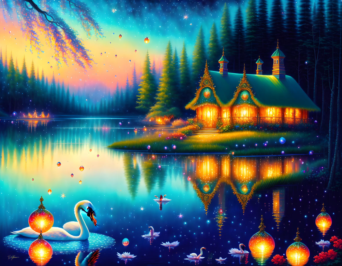 Swan lake utopia.