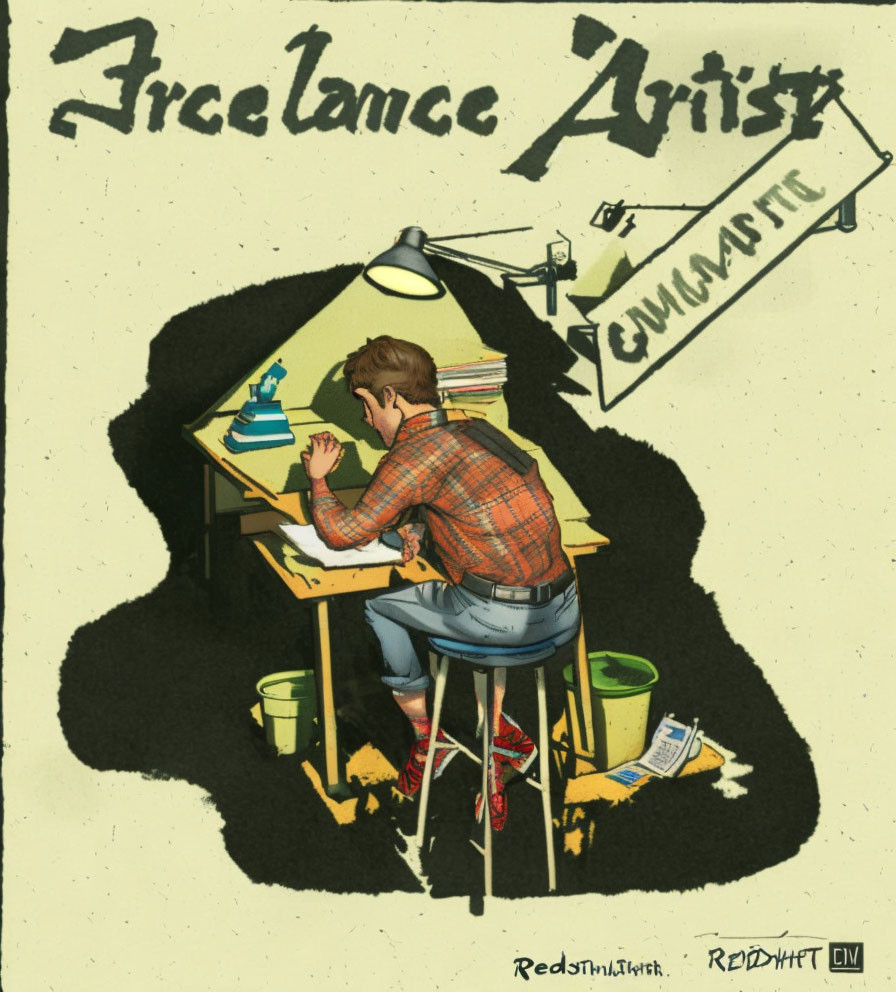 Freelance Artist ( Caveman )