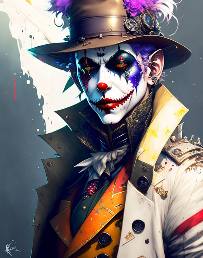 Dieselpunk clown Joker 