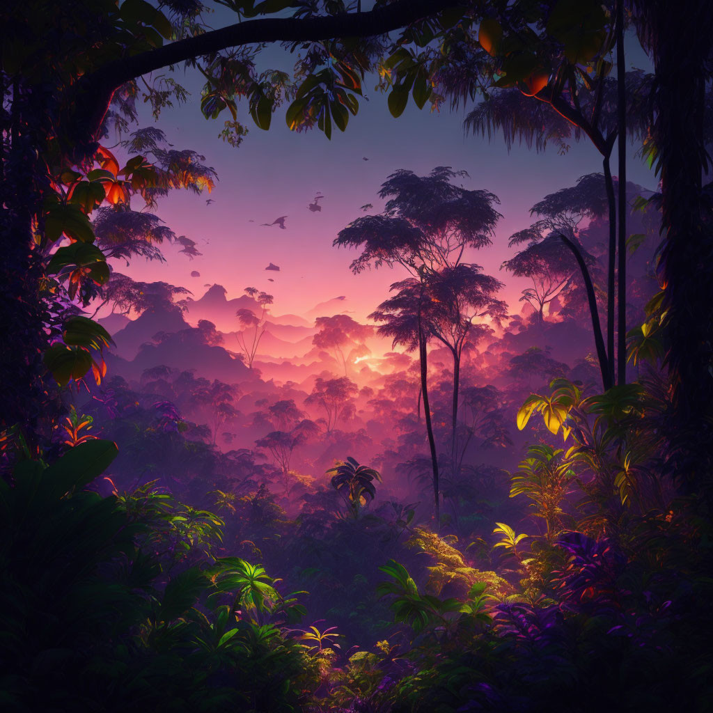  Jungle scene