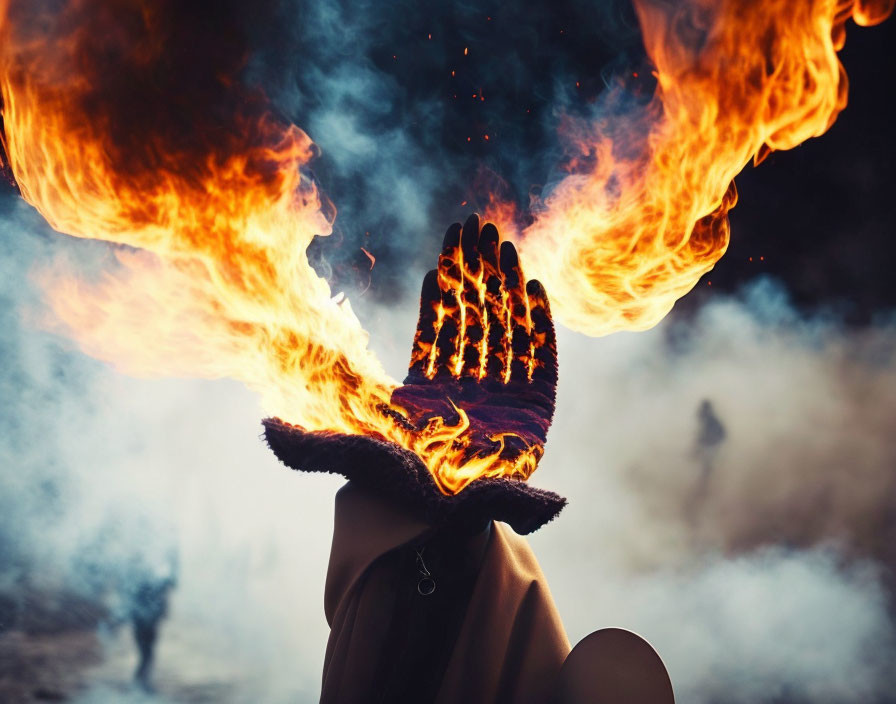 A Spirit is Exorcised by Means of the Burning Hand