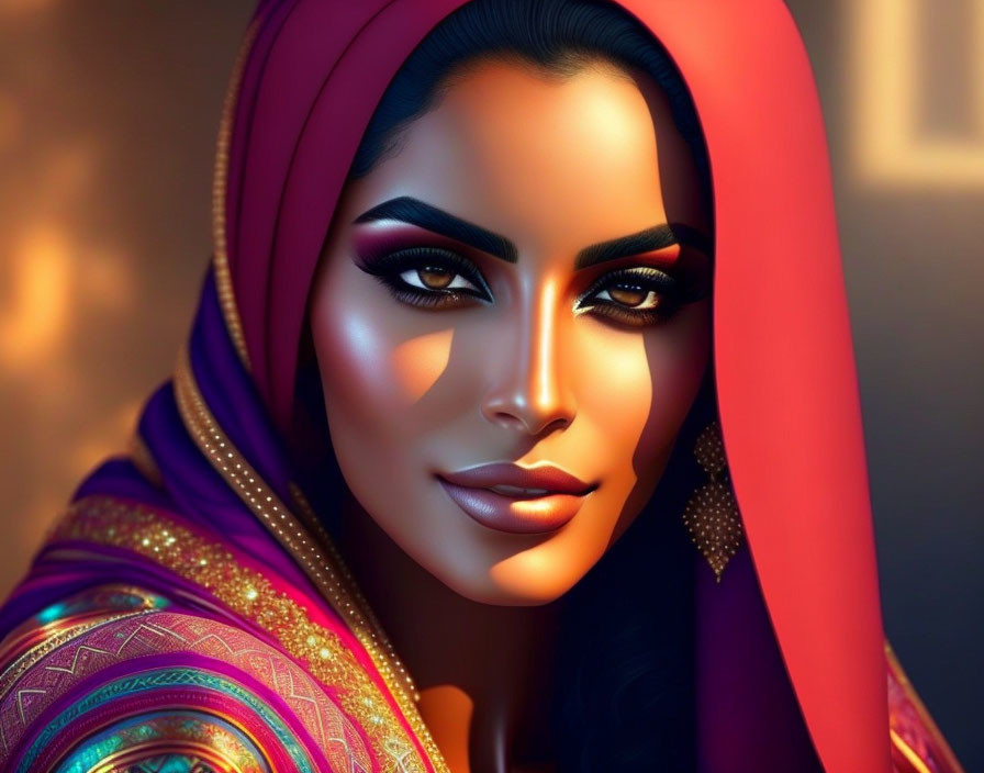 beautiful arab woman