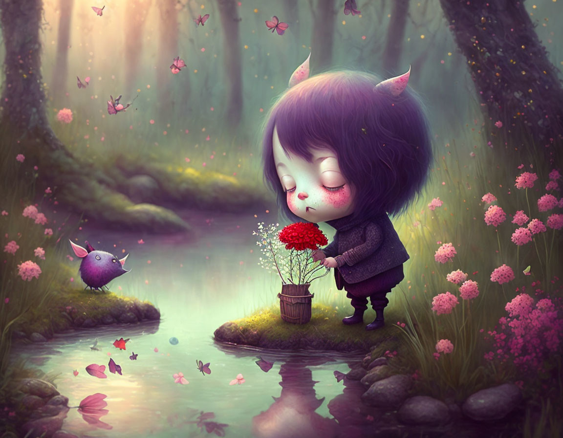 Picking Flowers for a Sweetheart
