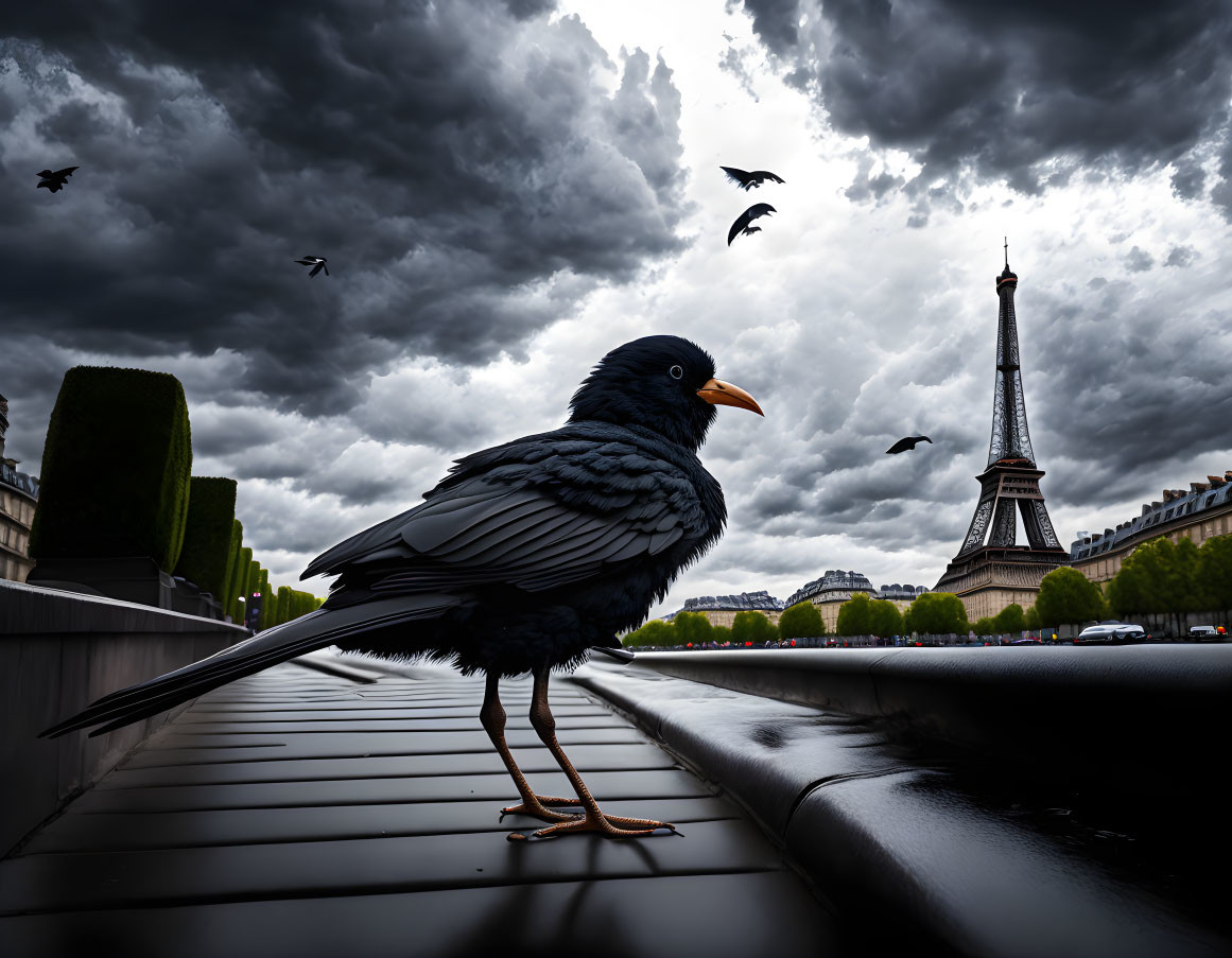 Parisien crow
