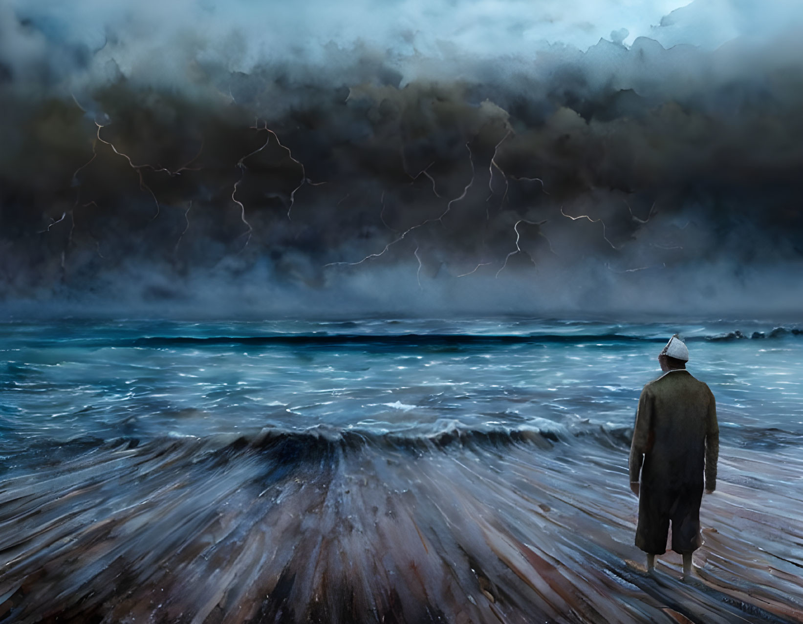 The man, the sea and the storm