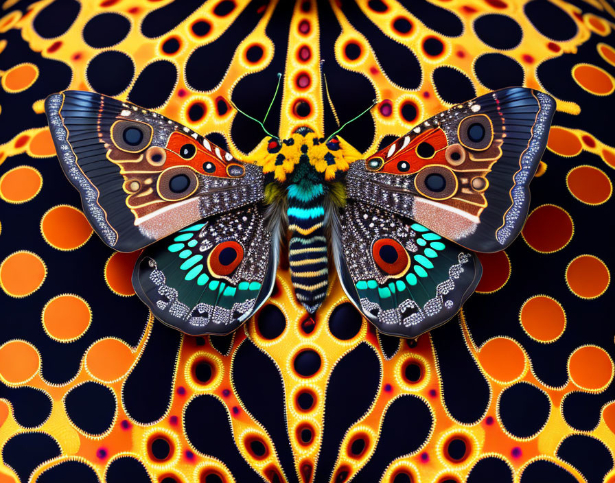  nine-spotted moth by Yayoi Kusama, 