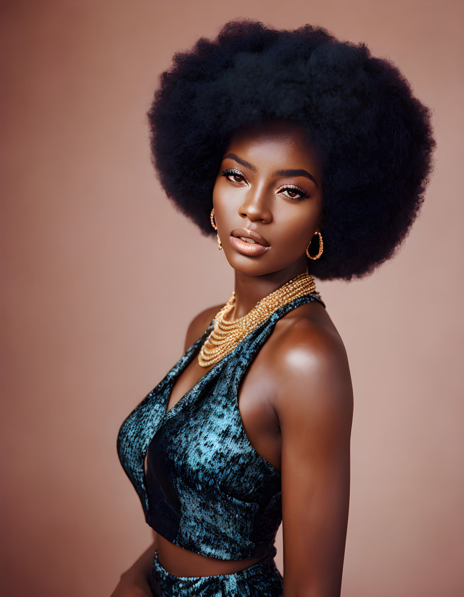 Beautiful black woman
