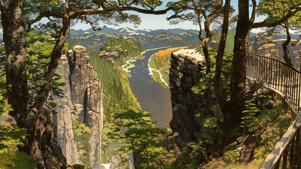 Another view from the Bastei