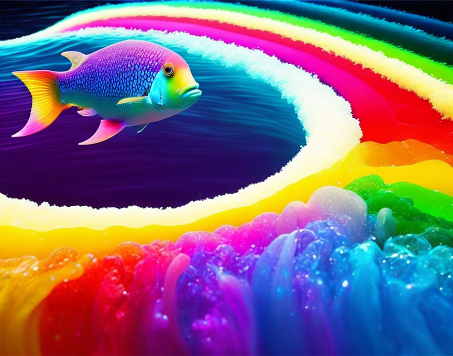 Pablow, the rainbow fish.