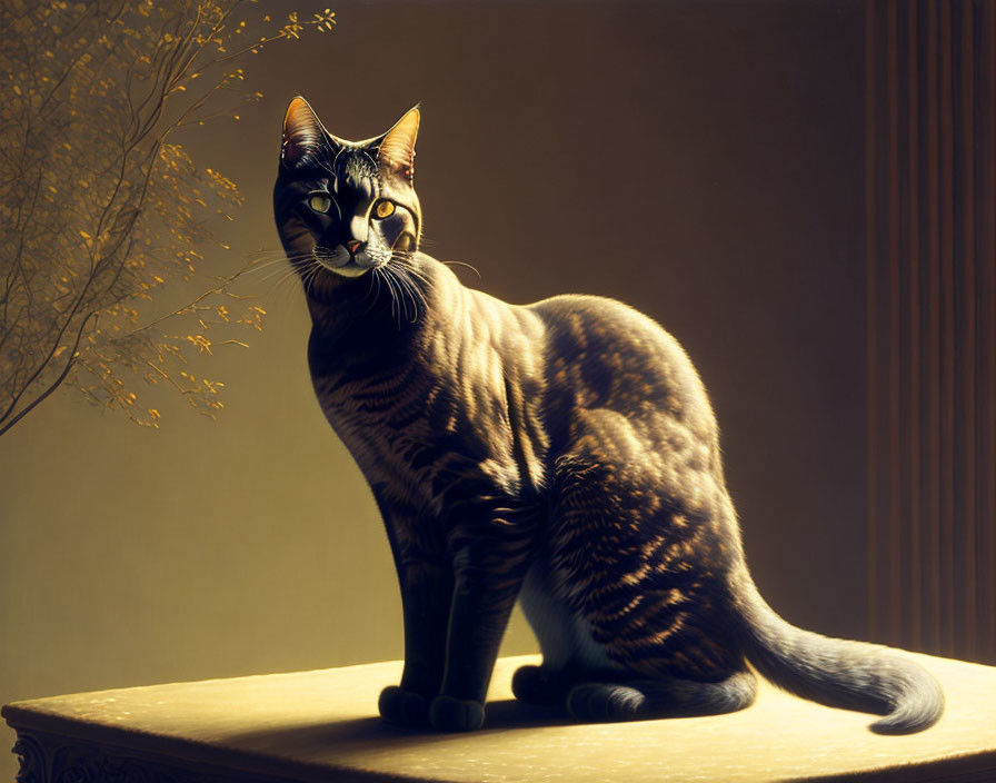 Caspar David Friedrich's cat 