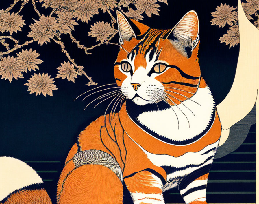 Hokusai's cat