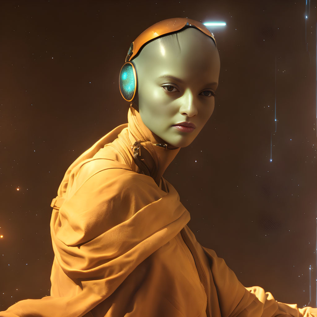 Portrait of an Alien Lady