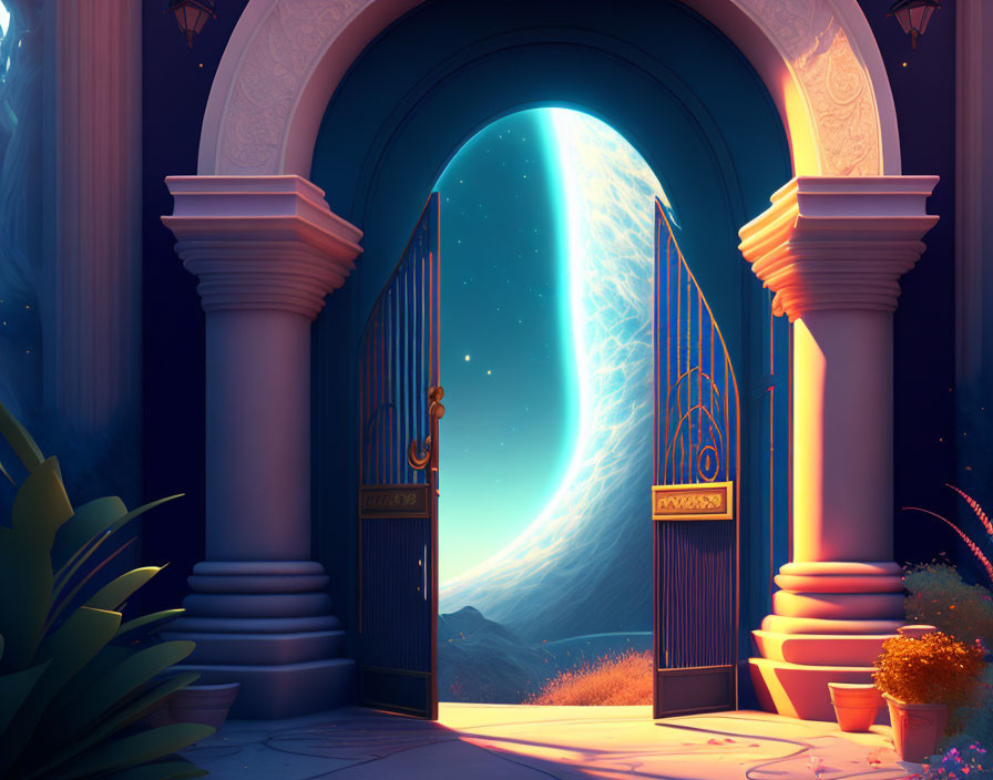 Gate between worlds