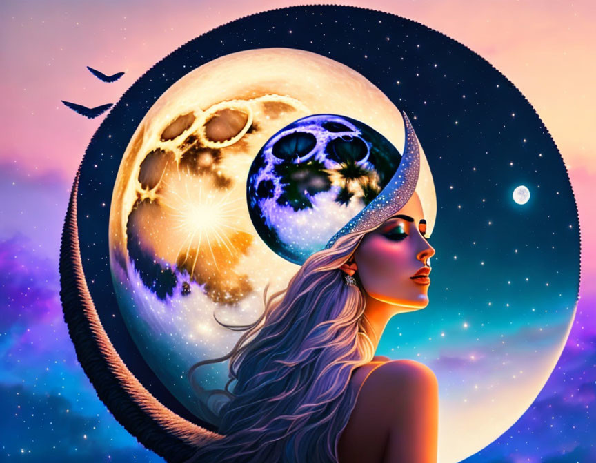 The moon goddess