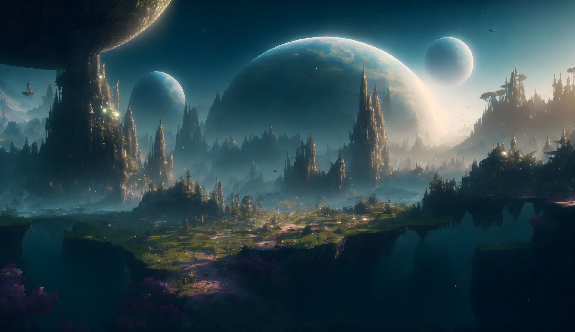Fantasy world in other planet