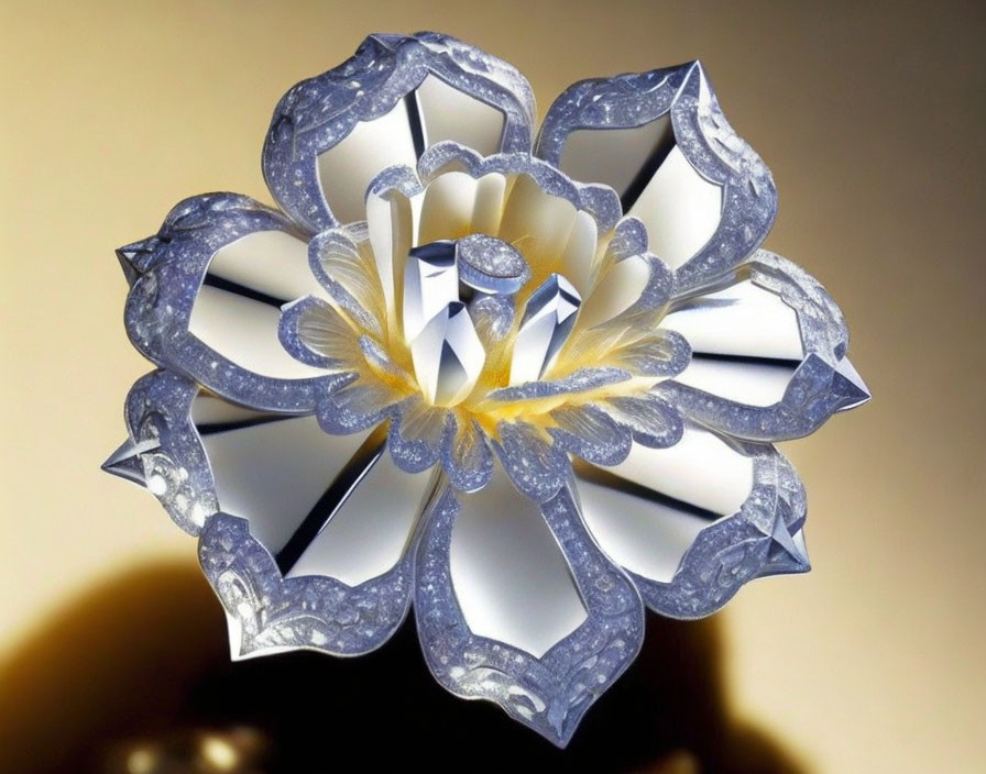   A diamond jewel representing a flower