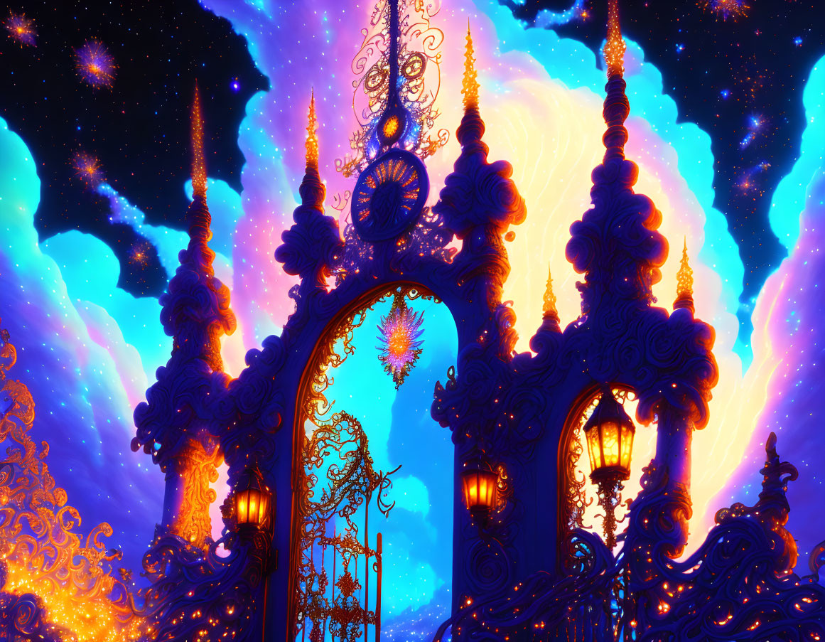 Heaven's ornate gate