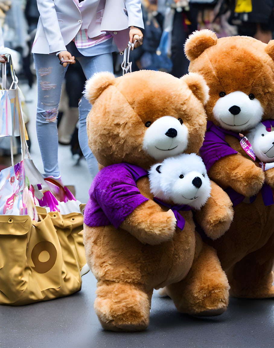 Shopping of ready bears 
