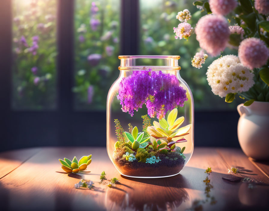 glass jar terrarium