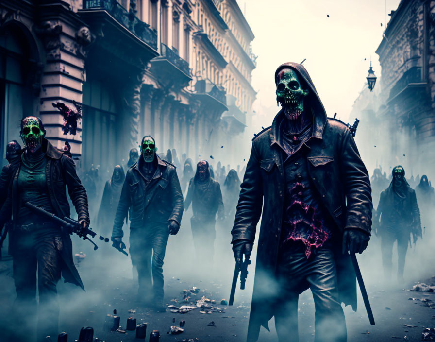 Zombie apocalypse in Budapest (2142).