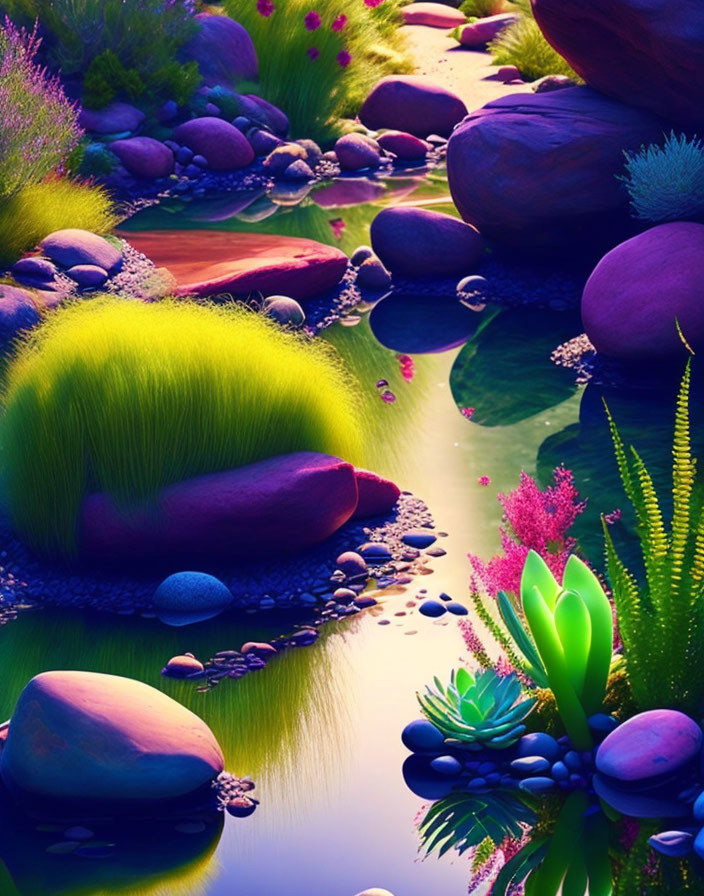 Purple Succulent Creek