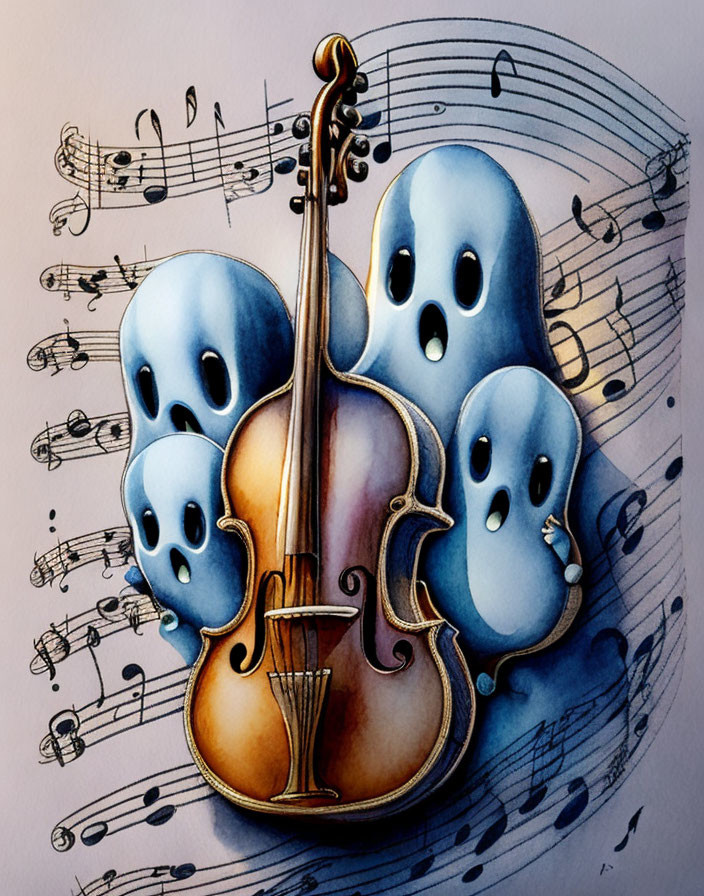 Ghosts with Violine 