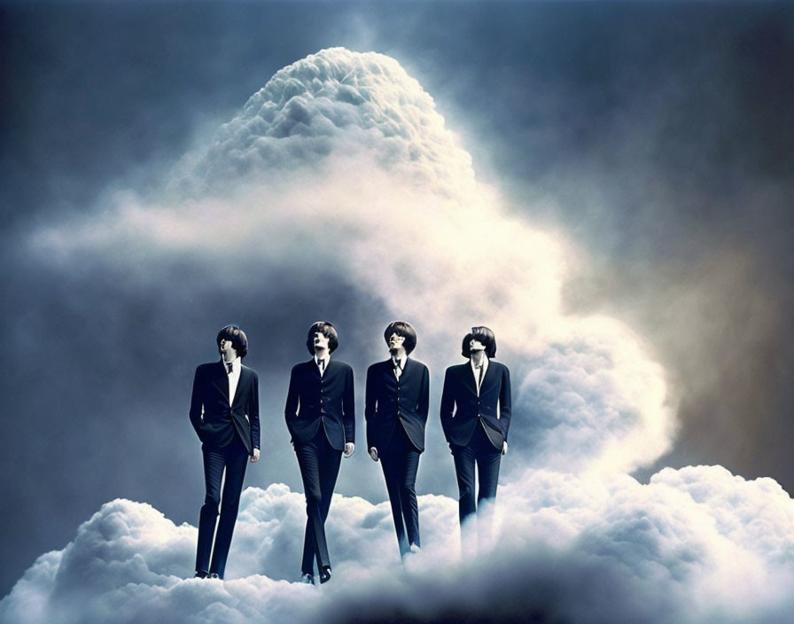 The Beatles in the sky.