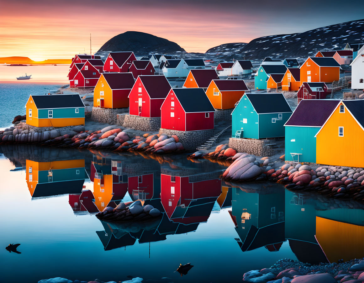  fishing village in Greenland