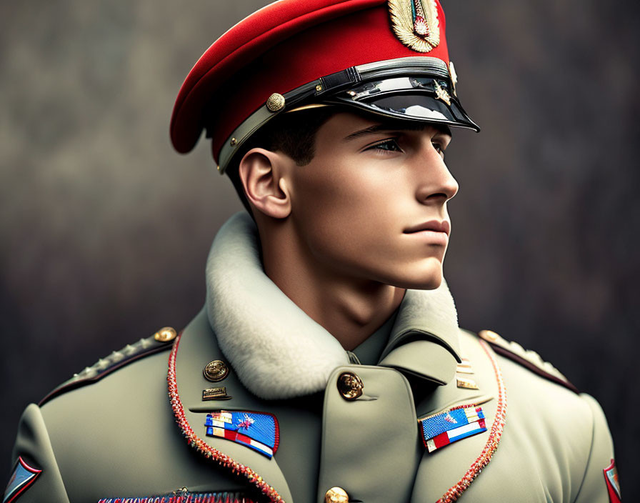 handsome young American Soldier  