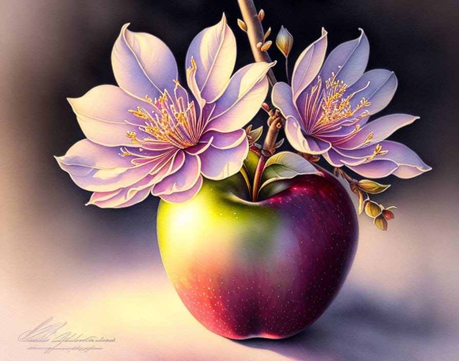 ≈❀◕<>◕❀≈  The apple blooms