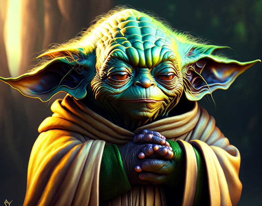 Master Yoda with all fingers