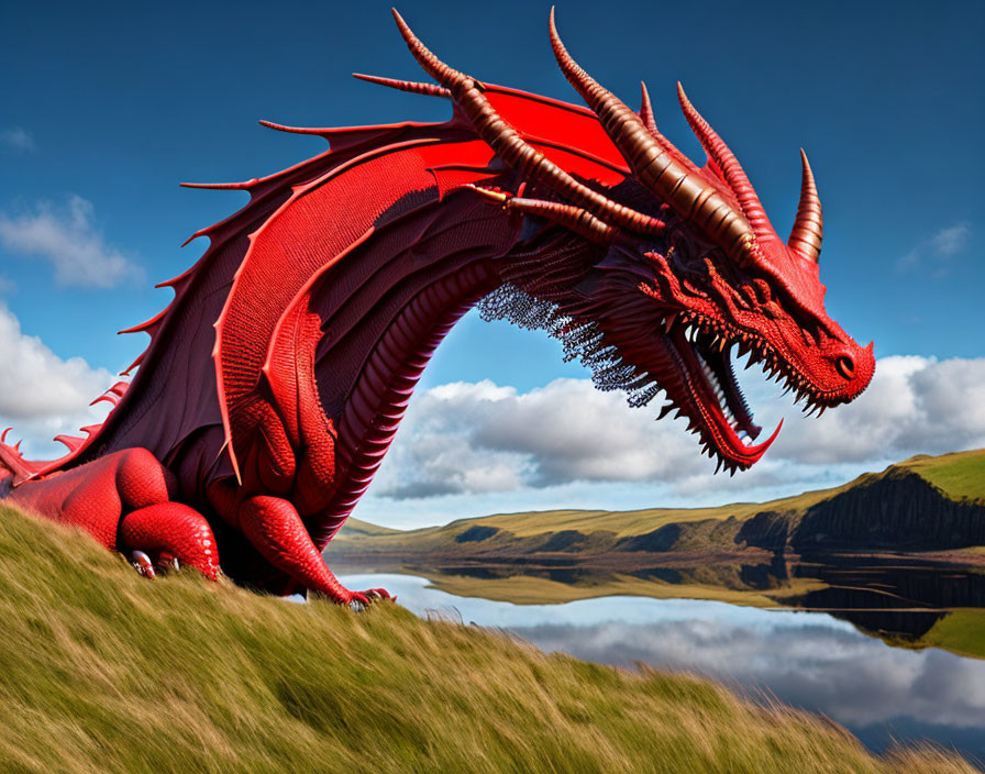 Red Dragon in Wales