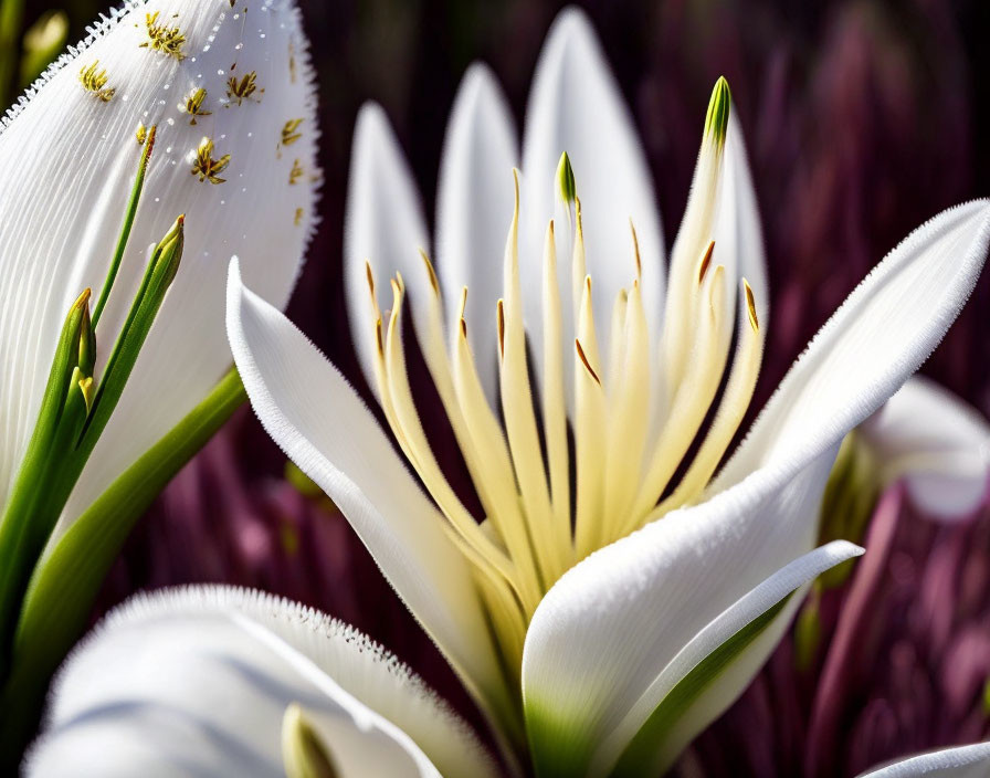 ArtisticReal photo of white lily flowers