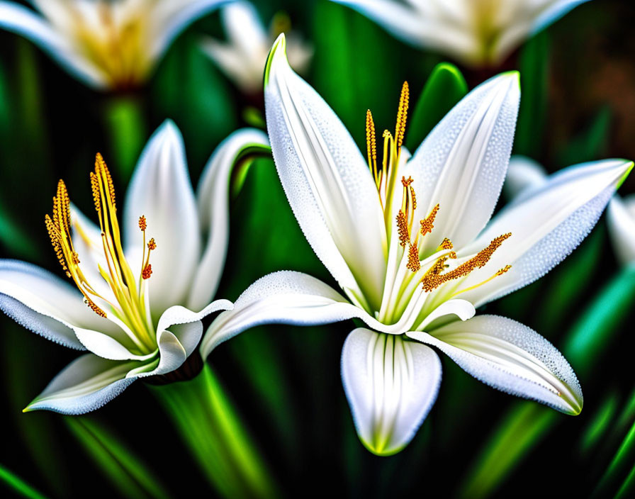  lily flowers 