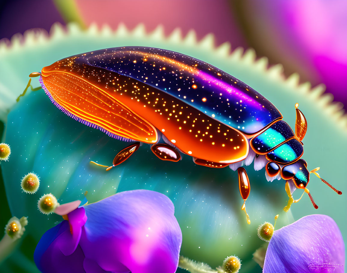 Opalescent Flower Beetle