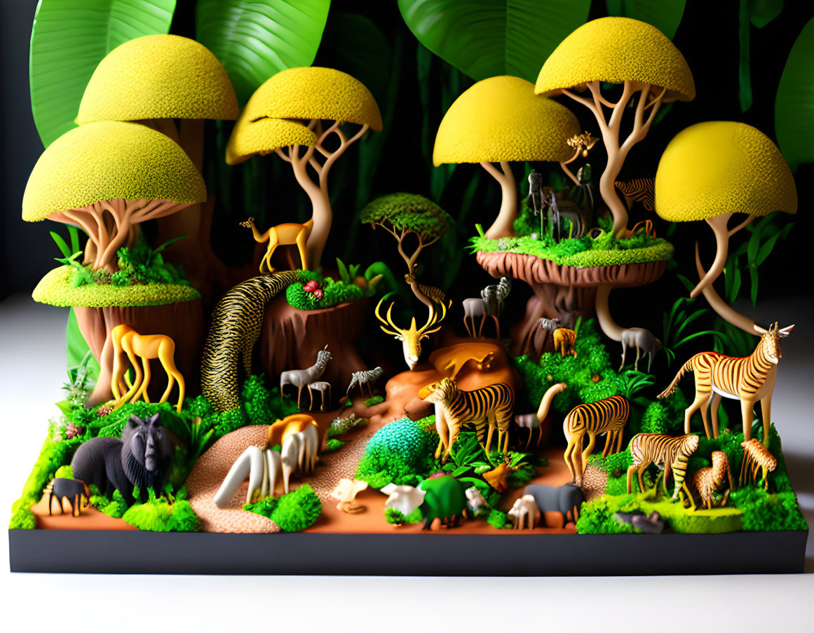 Jungle Diorama